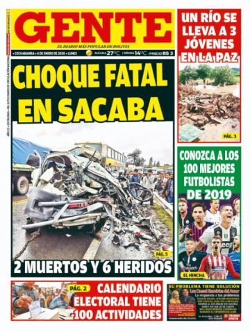 Gente, Cochabamba.