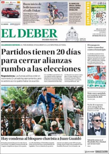 El Deber, Santa Cruz.