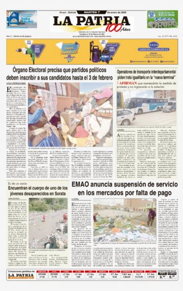 La Patria, Oruro.