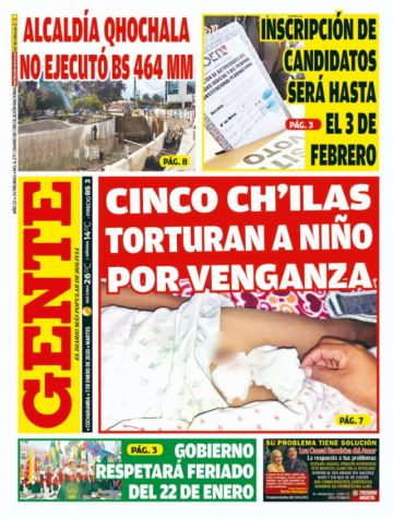 Gente, Cochabamba.