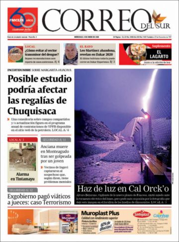 Correo del Sur, Sucre.
