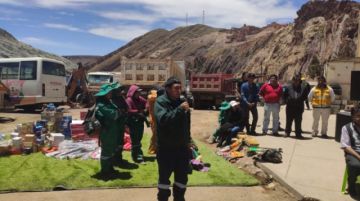 El acto contó con la presencia de los trabajadores. EMAP