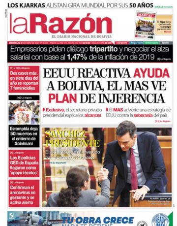 La Razón, La Paz.