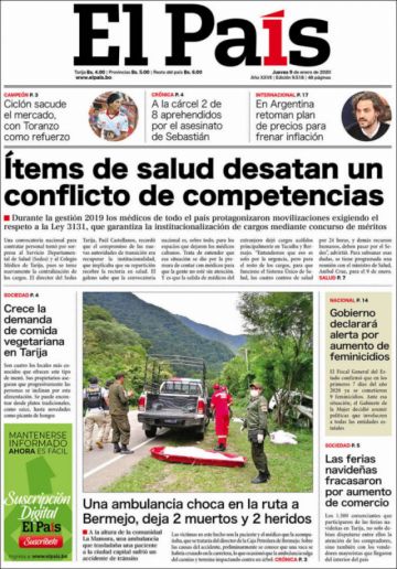 El País, Tarija.