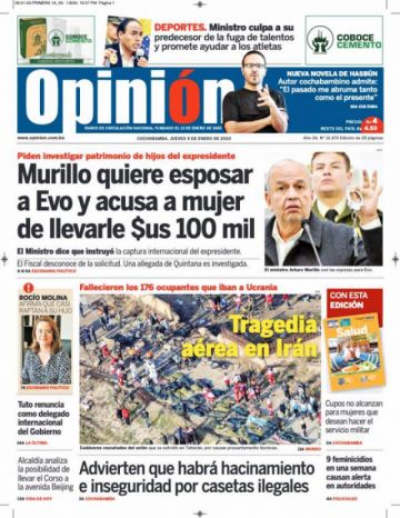 Opinión, Cochabamba.