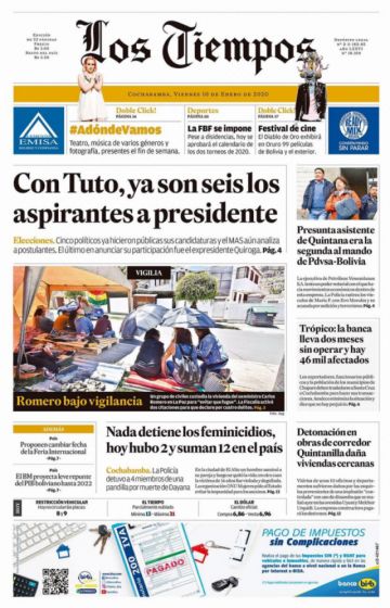 Los Tiempos, Cochabamba.