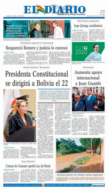 El Diario, La Paz.