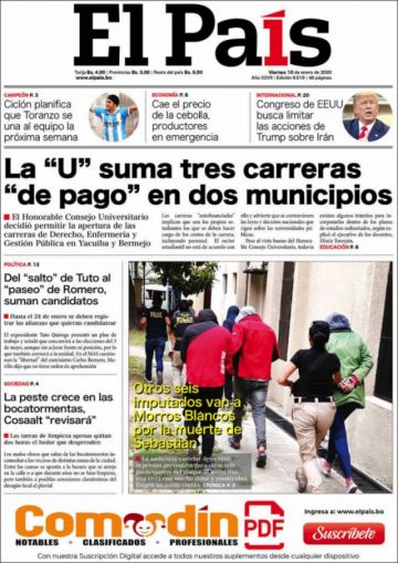 El País, Tarija.