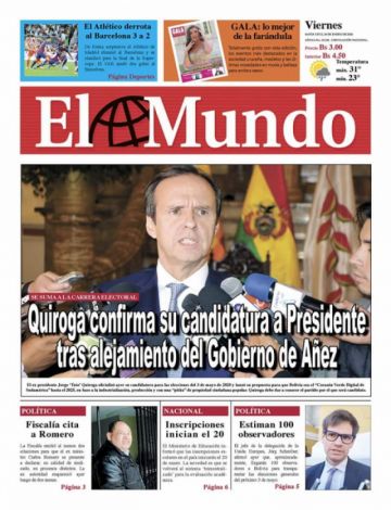 El Mundo, Santa Cruz.