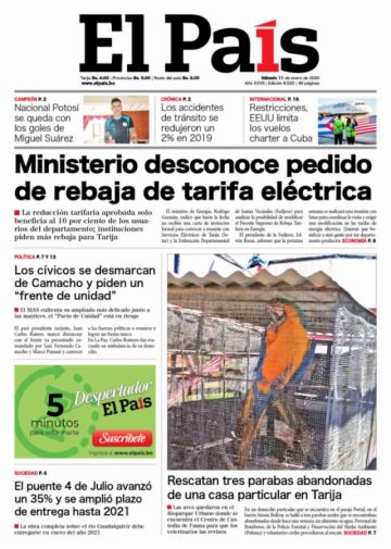 El País, Tarija.