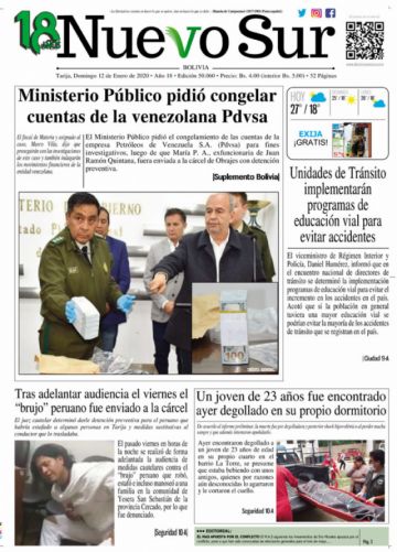 Nuevo Sur, Tarija.