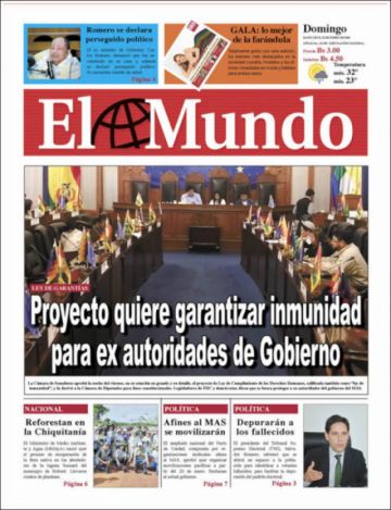 El Mundo, Santa Cruz.