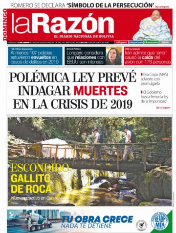 La Razón, La Paz.