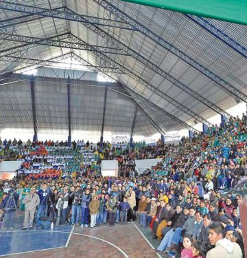 La inauguración del coliseo donde será el cabildo.
