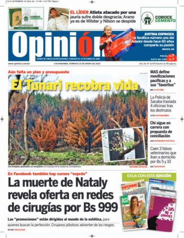 Opinión, Cochabamba.