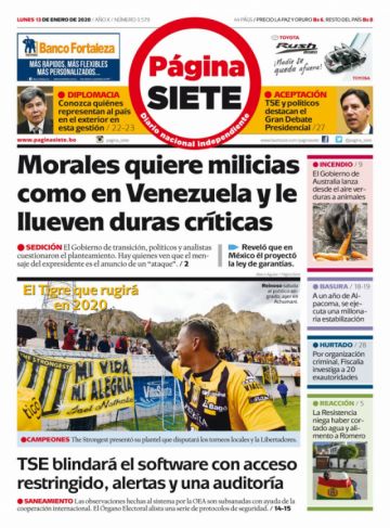 Página Siete, La Paz.