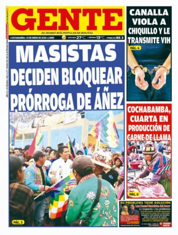 Gente, Cochabamba.