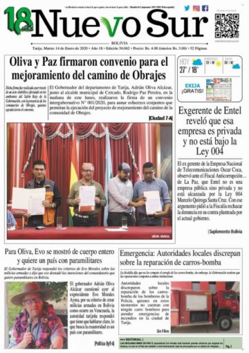 Nuevo Sur, Tarija.