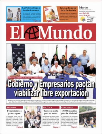 El Mundo, Santa Cruz.
