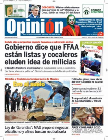 Opinión, Cochabamba.