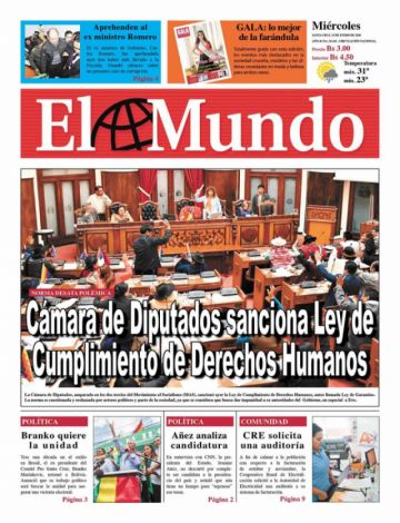 El Mundo, Santa Cruz.