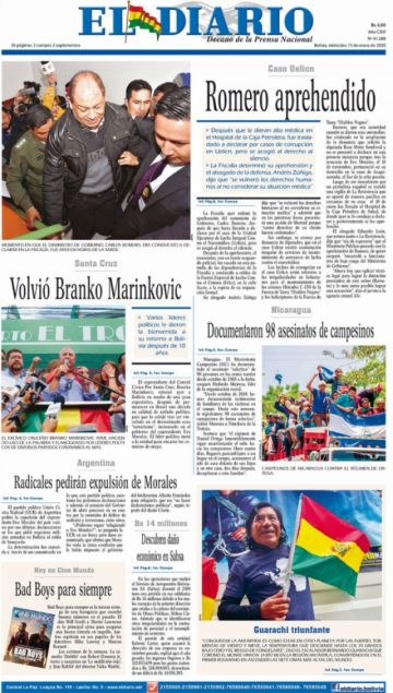 El Diario, La Paz.