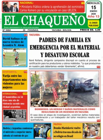 El Chaqueño, Tarija.