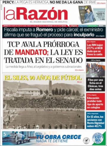 La Razón, La Paz.