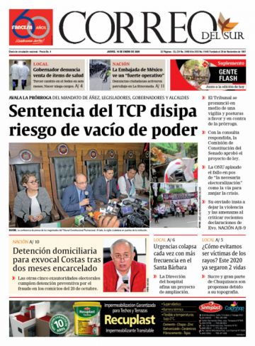 Correo del Sur, Sucre.