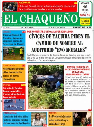 El Chaqueño, Tarija.