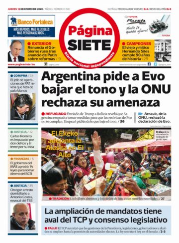 Página Siete, La Paz.