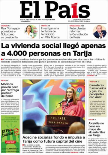 El País, Tarija.