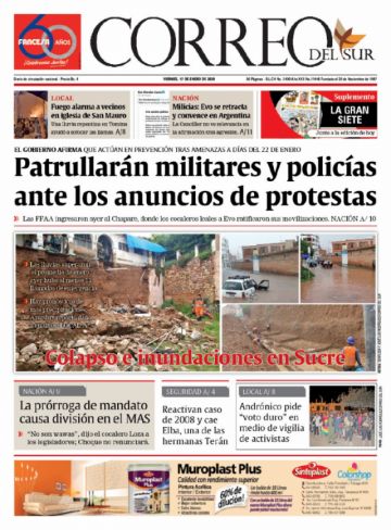 Correo del Sur, Sucre.