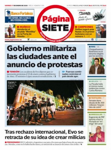 Página Siete, La Paz.