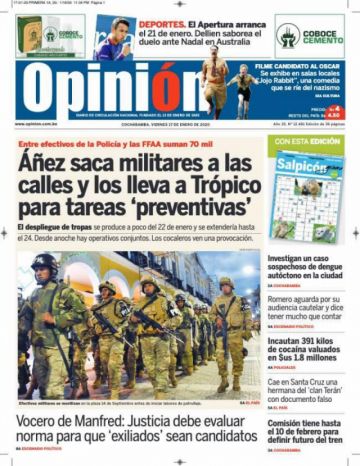 Opinión, Cochabamba.