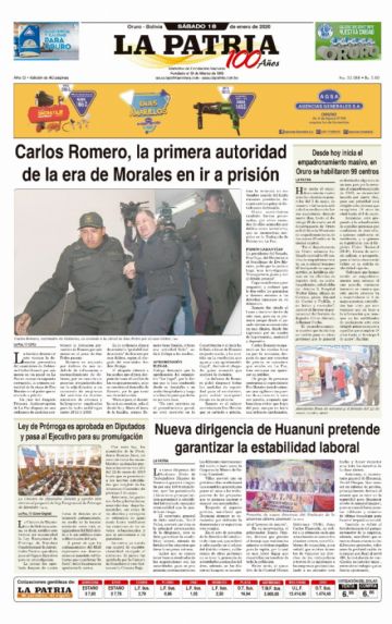 La Patria, Oruro.