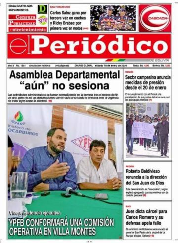 El Periódico, de Tarija.