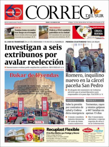 Correo del Sur, Sucre.