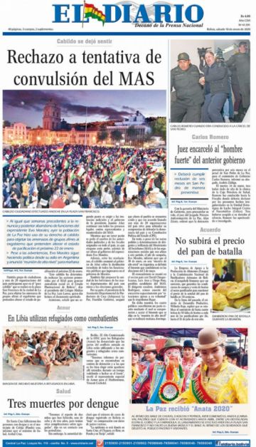 El Diario, La Paz.