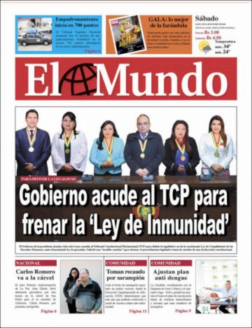 El Mundo, Santa Cruz.