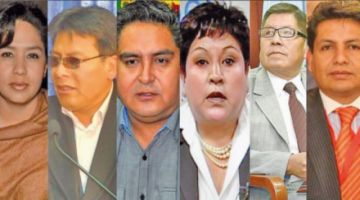 Los exmagistrados del TCP que habilitaron a Evo Morales y Álvaro García Linera.