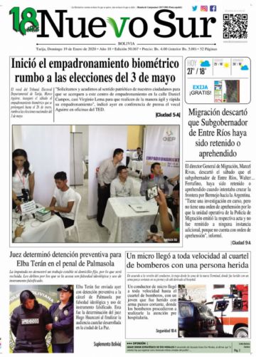 Nuevo Sur, Tarija.