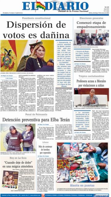 El Diario, La Paz.