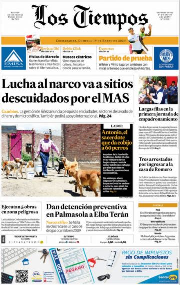 Los Tiempos, Cochabamba.