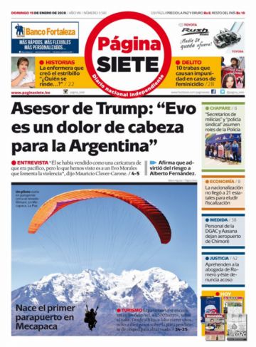 Página Siete, La Paz.