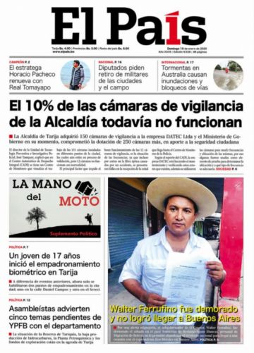 El País, Tarija.