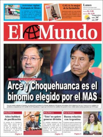 El Mundo, Santa Cruz.