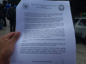 Informaron sobre el documento.