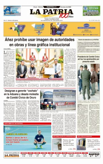 La Patria, Oruro.