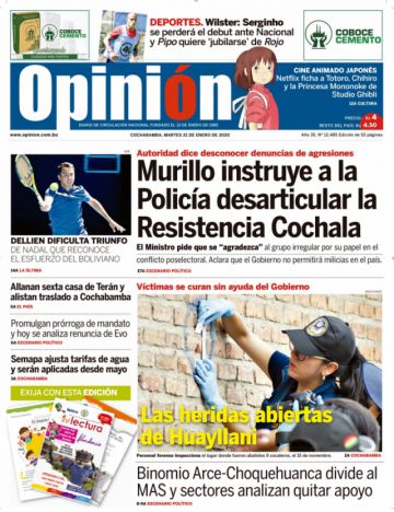 Opinión, Cochabamba.